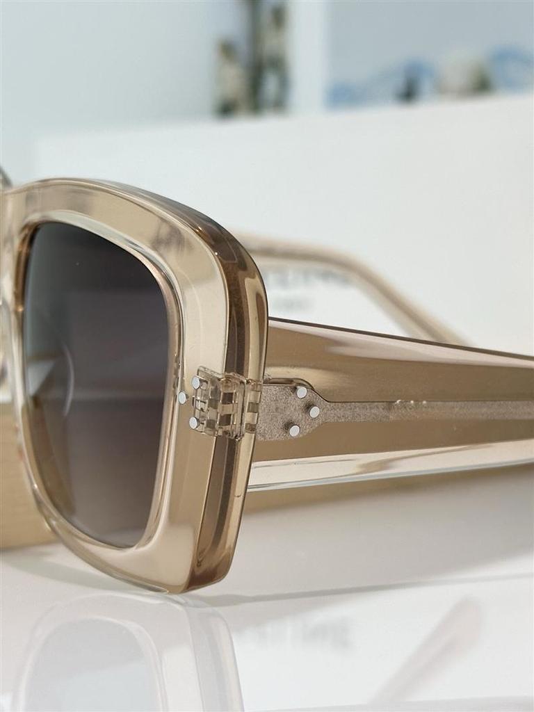 Women's Fashion Large Frame Acetate Sunglasses with UV Protection - Model CL40321