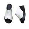 Flat Slippers Women's Fashion Outside Wear Wedge Heels Thick Sole Women's Shoes Casual Fish Mouth Women's Slippers