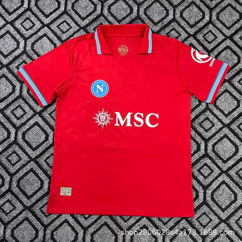 Napoli 2026-2027 Away Short Sleeve Soccer Jersey Fan Version Men Adult Sport Wear