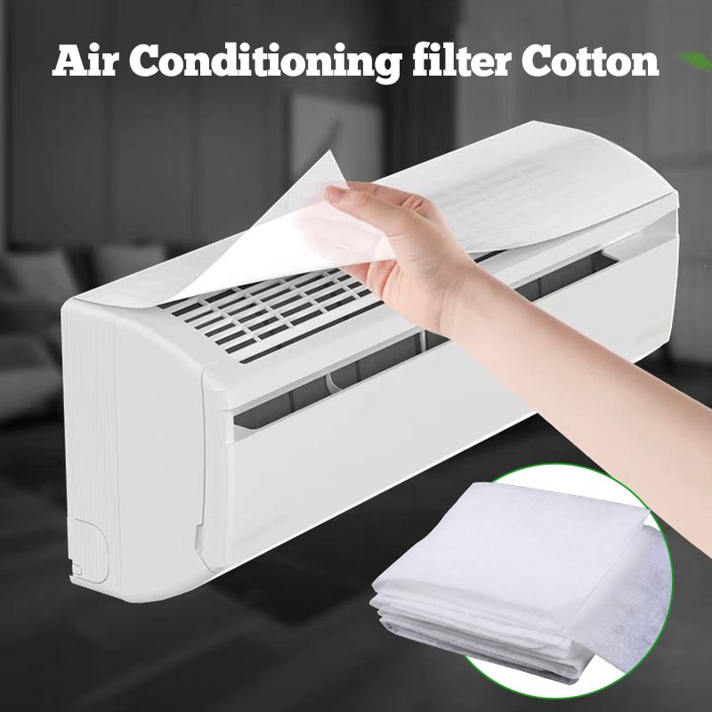 5pcs/set Air Conditioning Filter Cotton Air Inlet Filter Screen Dust Covers Air Inlet Filter Ultra-Thin Isolation Filter Screen