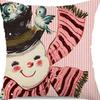 Christmas Pillowcase Linen Print Elk Snowman Home Decoration Sofa Cushion Cover