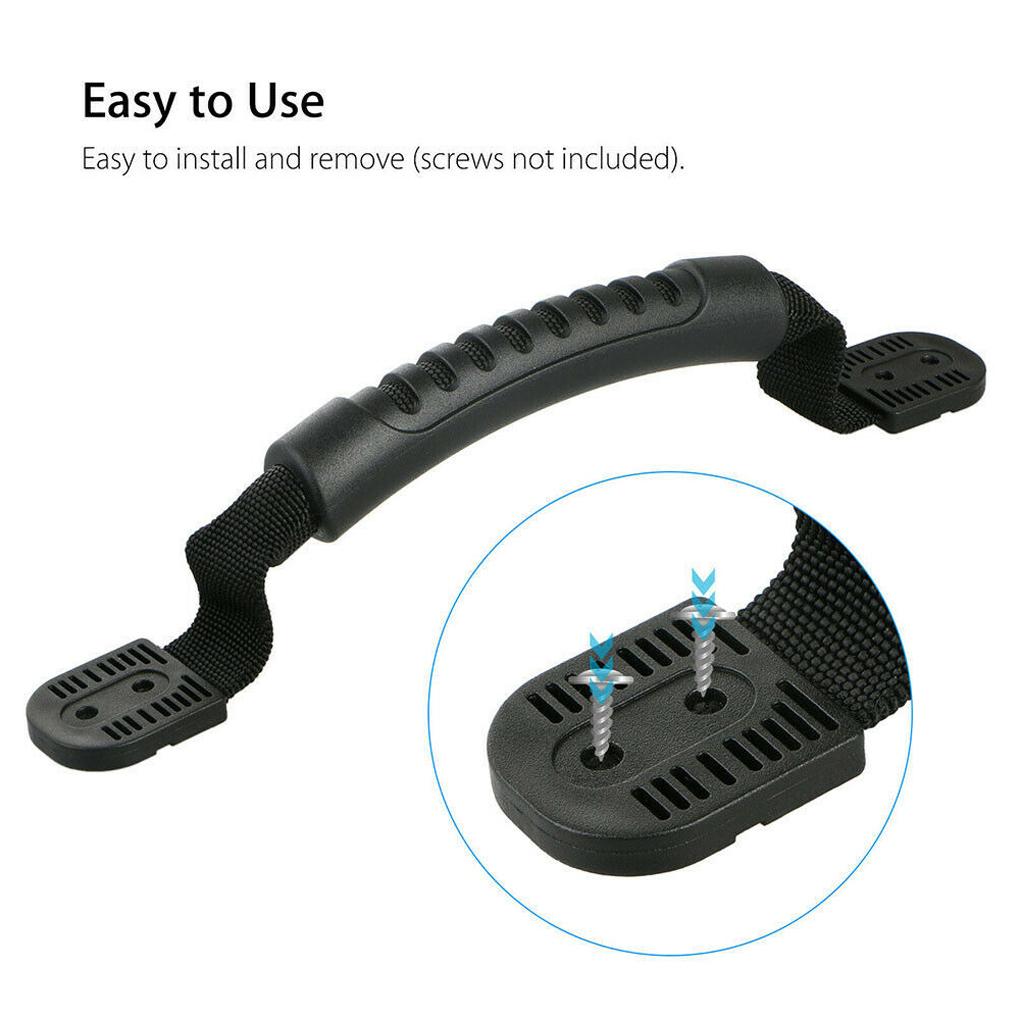 2pcs Kayak Carry Handle Nylon Rubber Non-Slip Canoeing Handle for Kayaking Boating Accessories