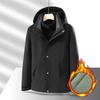 Outdoor Jacket Autumn and Winter Three-in-one Removable Fleece Liner Plus Velvet Thickened Waterproof Jacket