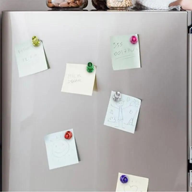 10pcs -Strong Neodymium Noticeboard Skittle Men Pin Magnets Fridge Whiteboard