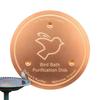 Bird Bath Copper Disk Thick Copper Cleaning Disk Universal Copper Bird Bath Purification Disk for Garden Patio Fountain