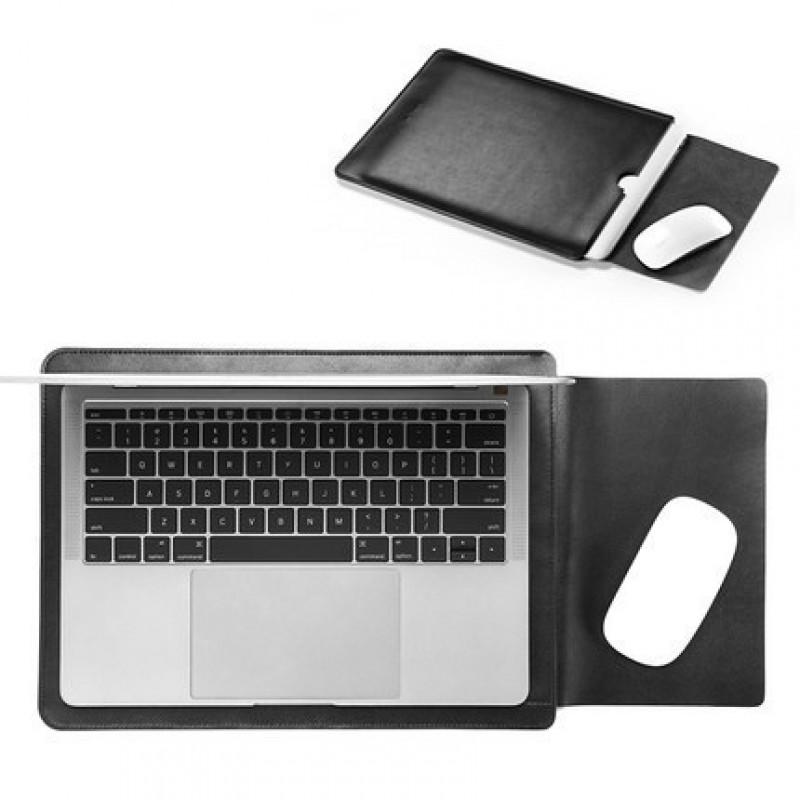 Genuine Leather Laptop Sleeve MacBook Pro 14 Inch 15.3 Waterproof Business Case Men Women Neutral Style