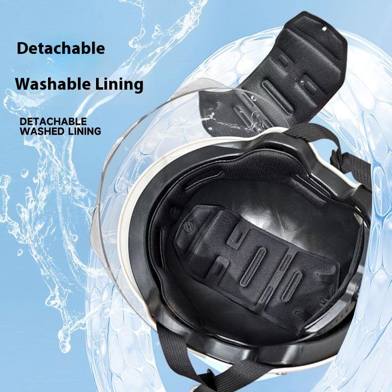 Electric Vehicle, Motorcycle, Women's Summer Battery Car, Half Helmet, Men's Four-season Universal Safety Helmet