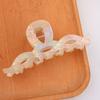 Hair Claw Large Wave Design Back Head Hair Clip Anti-slip Teeth Strong Grip Shark Hair Clip Versatile Hair Accessory