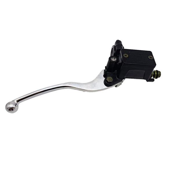 

Front Brake Master Cylinder for Honda CBR125R, Aluminum, Black/Silver none