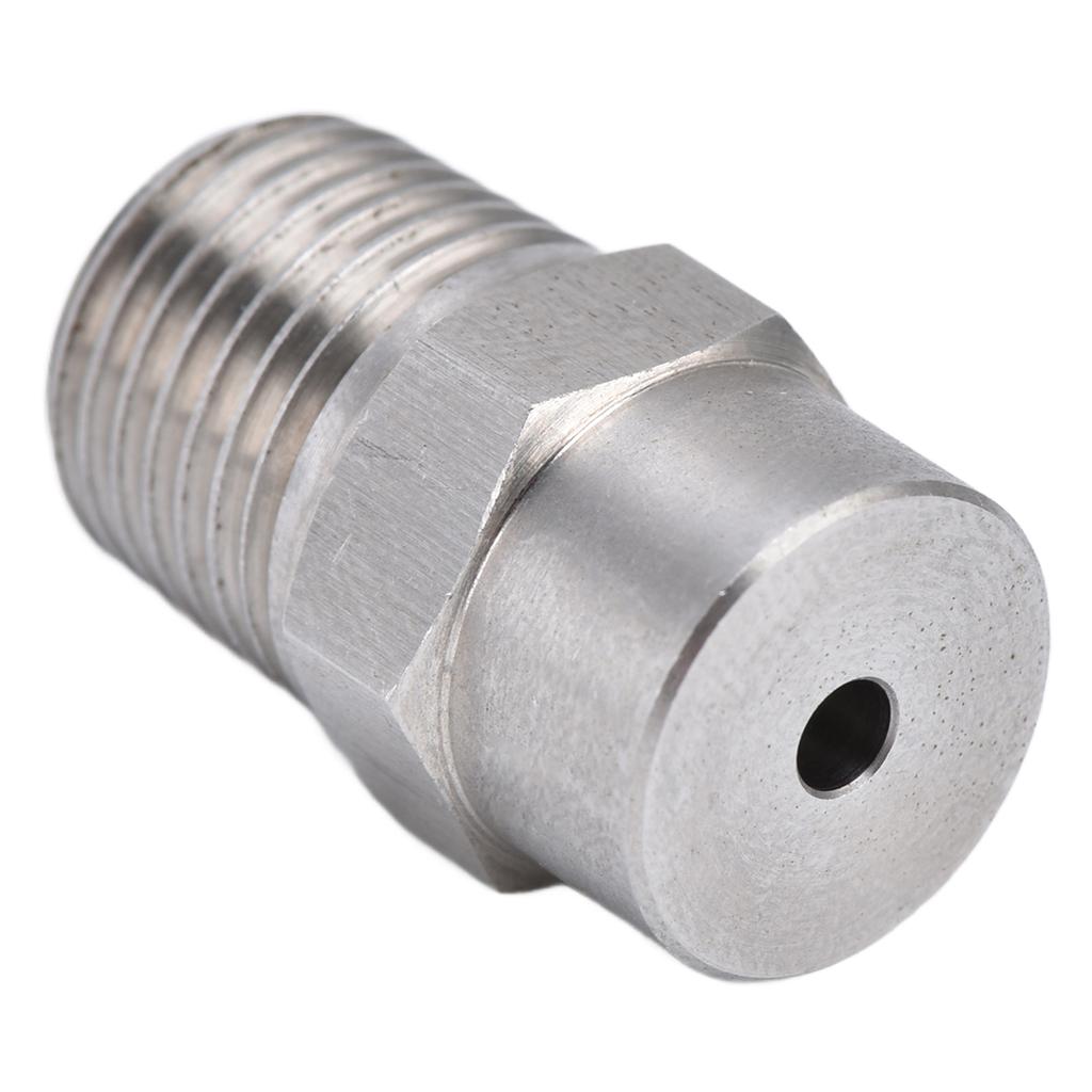 2pcs Atomizing Nozzle 304 Stainless Steel Durable Wearable Wide Coverage Area Compact Practical Misting Parts Supplies3.0mm