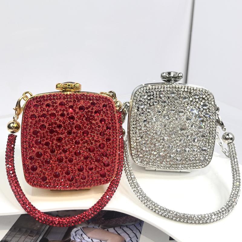 Bolsa de Mão com Formato Engraçado Bolsa de Festa Brilhante Luxuosa Designer Mini Pequenas Bolsas de Ombro Bolsa de Noite Bolsas e Bolsa de Mão
