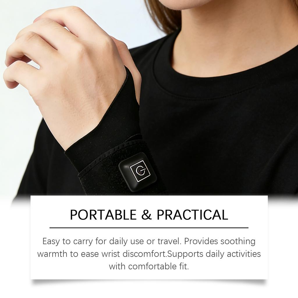 The Heated Wrist Guard Is Skin-friendly, Breathable, Lightweight And Suitable For Hand Care Of People Who Sit For Long Periods At Home.