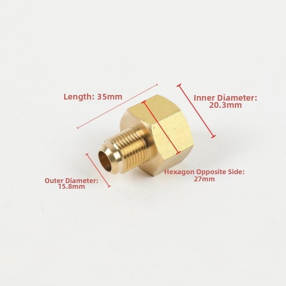 Brass Fitting Brass Copper Tube Adapter Female-Male 1/4" 3/8" 1/2" 3/4" Brass Pipe Fitting Reducer Joint