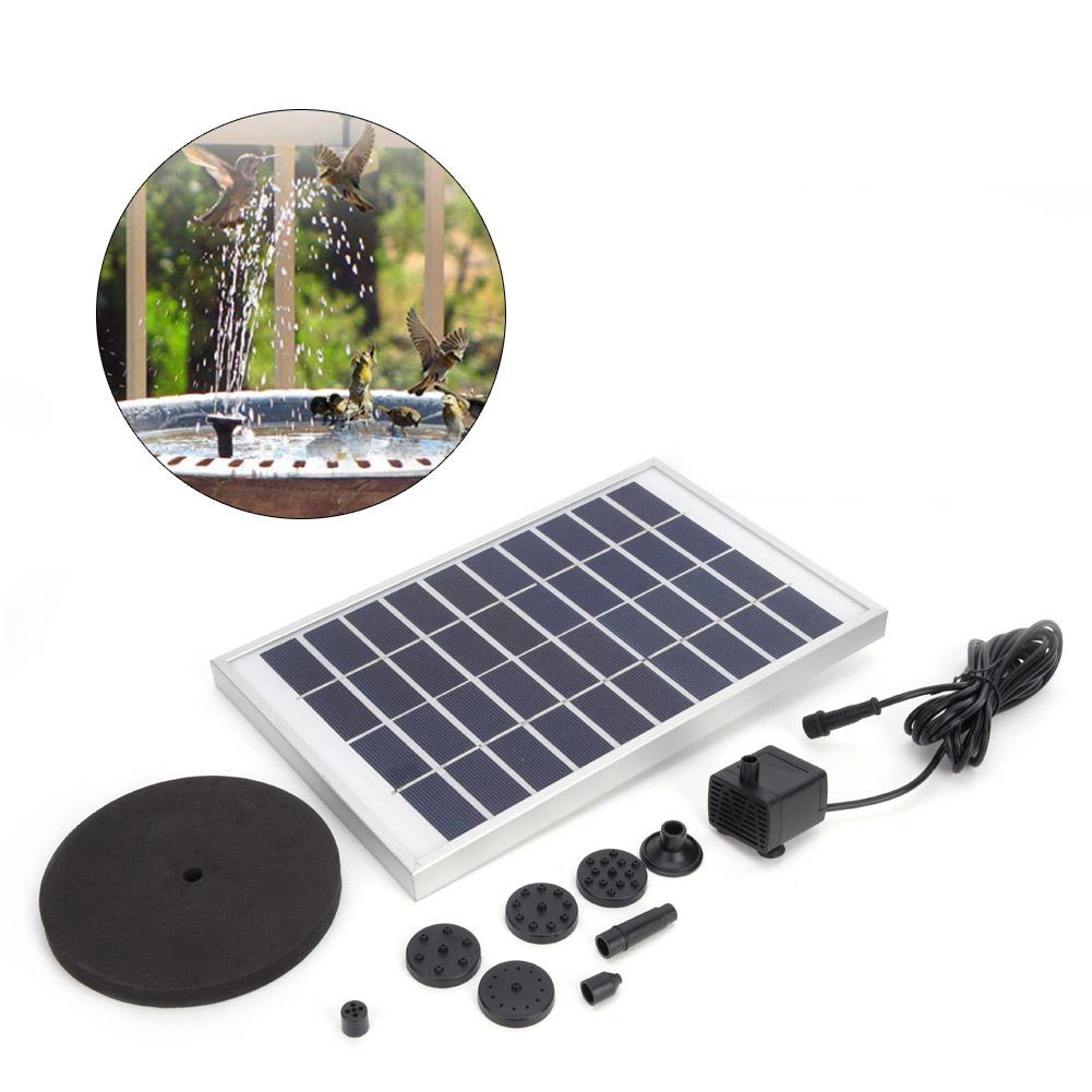 Solar Panel Mini Pump with Floating Disk High Efficiency for Pool Fountains 10V 5W