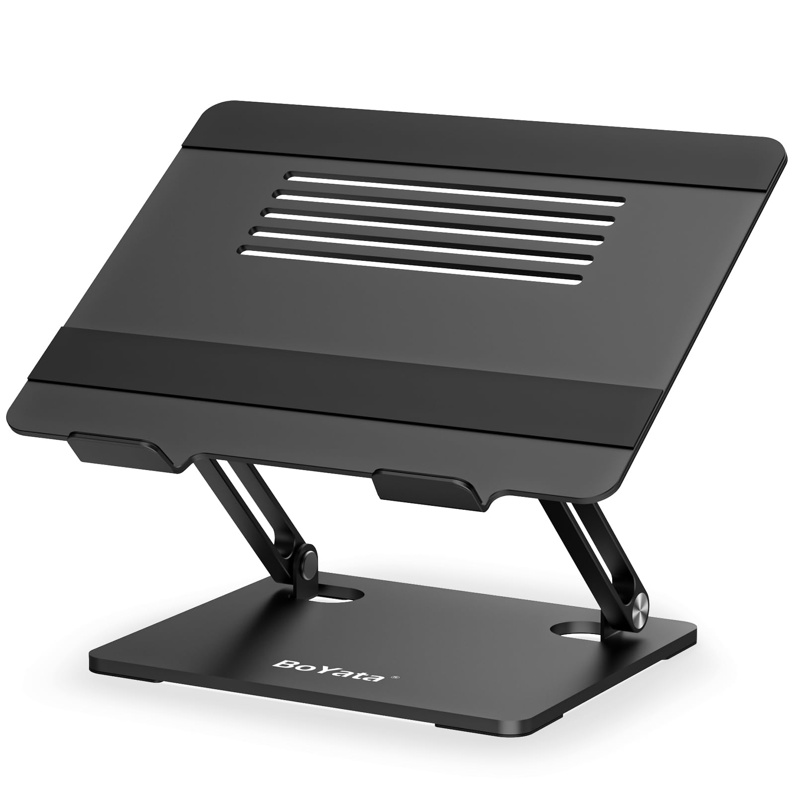 

BoYata Ноутбук ПК Эргономичный Бесконечно регулируемый Улучшает Carbon Works от Fits and Up Подставка, Подставка, Дизайн, Устойчивый, Высота, Положение тела, Складной, чёрный