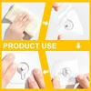 Picture Hangers Self Adhesive Picture Hangers Hooks Waterproof Adhesive Wall Hooks Wall Picture Hanger Wall Hangers for Home Kitchen Bathroom Office