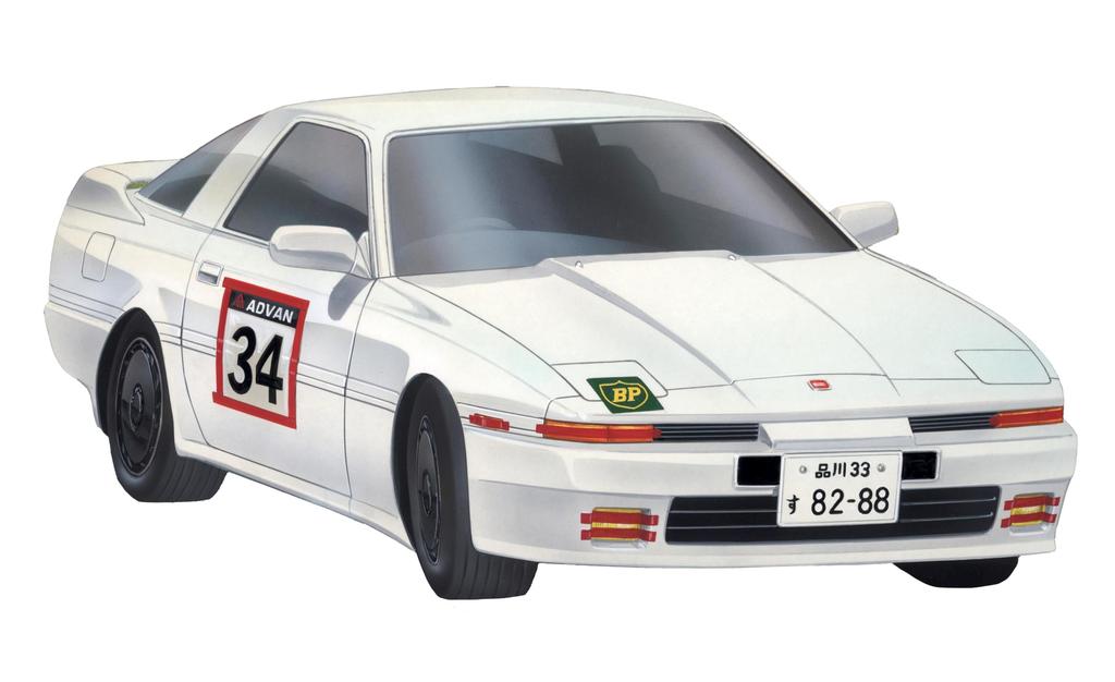 1/24 Inch Up Series ID321 Supra 3.0 GT Turbo A All Japan Super Drift GP Specification Plastic Model