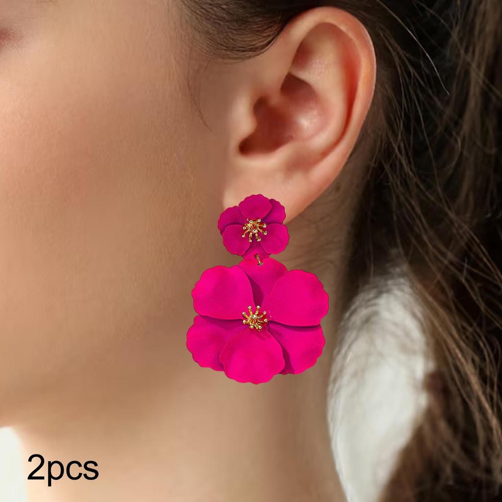 Floral Drop Earrings for Elegant Events