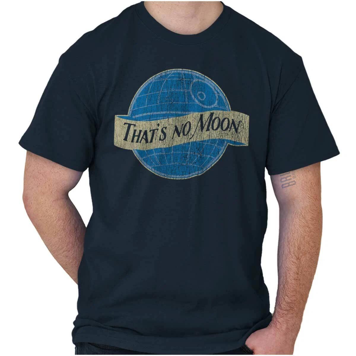 Thats No Blue Moon Space Wars Movie Nerd Womens or Mens Crewneck T Shirt Tee XL