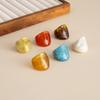 Koreanische bunte Acrylringe Vintage runde Ringe für Damen Großer Kpop Fingerring Punk Harz Knöchelring Ästhetischer Schmuck