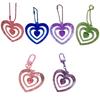Cute Love Heart Keychain Car Key Chain Ring Heart Pendant Keyrings Party Favor for Handbag Purses Bag Wallet-Decoration