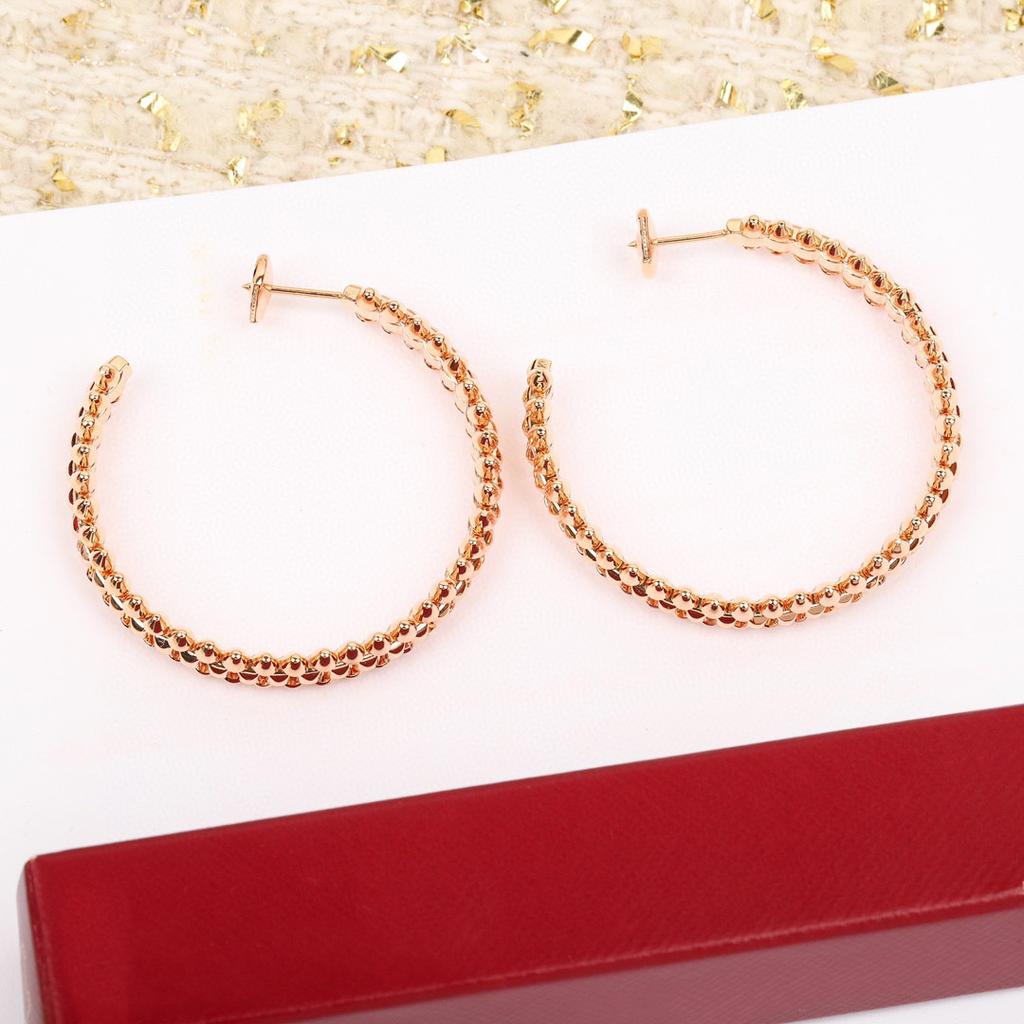 Varmt Merke Vintage Øredobber Luksussmykker for Kvinner Mote Designer Øreanheng Nitte Rent 925 Sterlingsølv Fest Ørestift