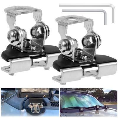 LED Lichtbalk Montagebeugel Universeel Verstelbare LED Werklicht Montageklem Auto Vrachtwagen SUV Geen Boren Werklicht Houder Klem