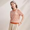Zhao Jun 2026 Spring/Summer Mulberry Silk Blend Jacquard Knit T-shirt