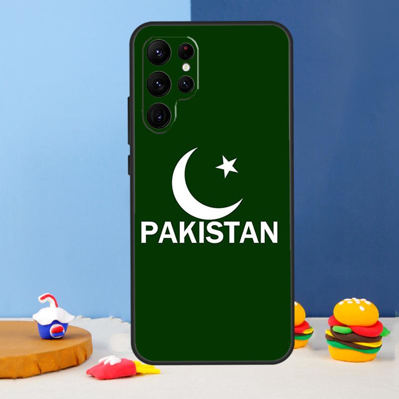 Pakistan Flag Phone Case For Samsung Galaxy S24 S25 Ultra S9 S10 S20 S22 S21 S23 Plus S24 FE Cover Coque