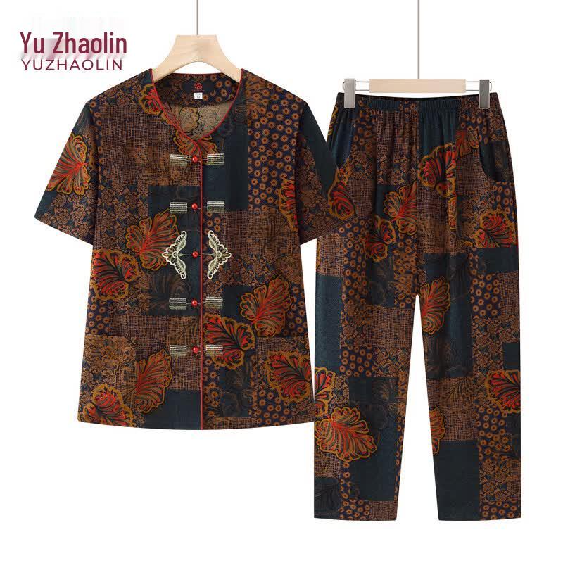 

YUZHAOLIN Women s Summer Short Sleeve Set 4XL
