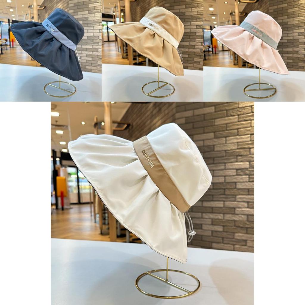 Womens Sunshade Hat Spring Summer Outdoor Uv Protection Wide Foldable Brim