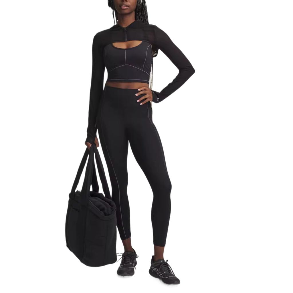 Under Armour High Waist Solid Color Tight Sports Pants Women bottoms 6012792-001