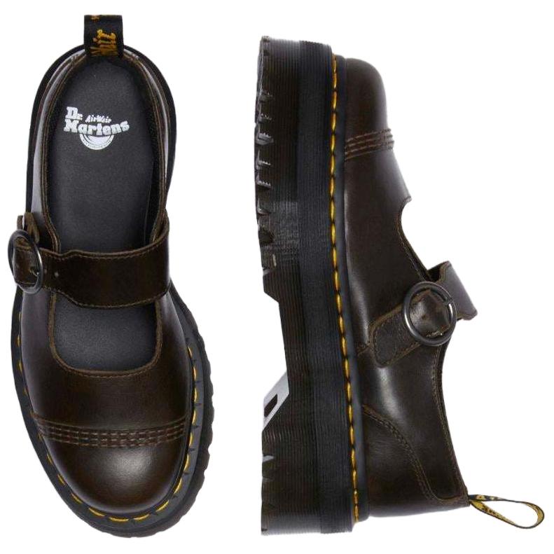 Δρ. Martens Δερμάτινα Μόδα Στρογγυλή Μύτη Casual Παπούτσια Γυναικεία Παπούτσια Καφέ 32018302