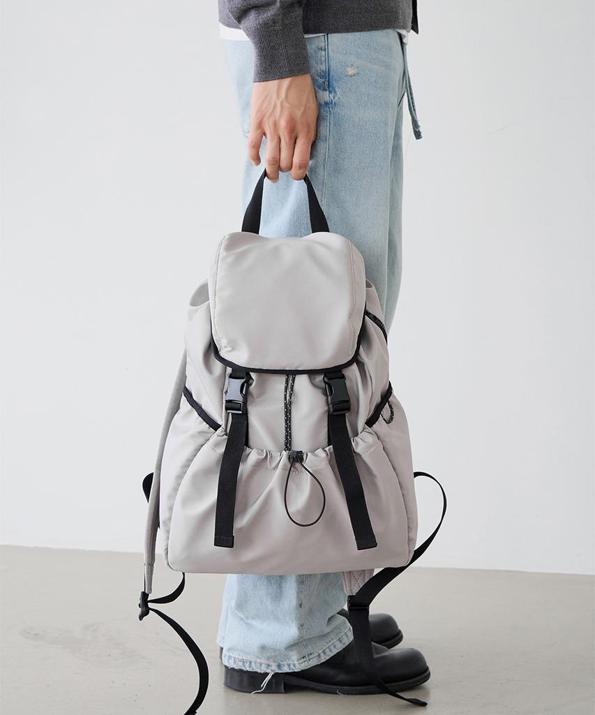 Madgoat City String Backpack_Sand Grey