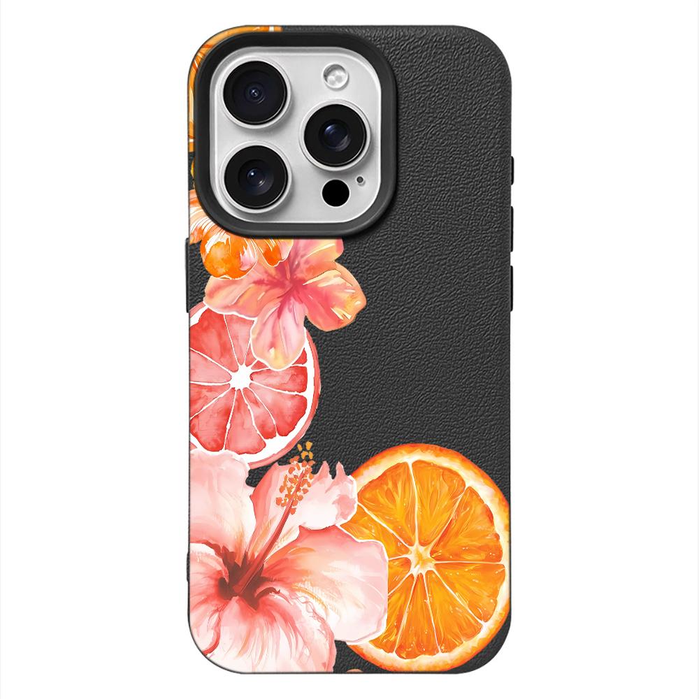 

Orange Slices Flower Phone Case For Samsung A05S A06 07 15 16 34 35 53 54 55 S23 24 25 Ultra S24 FE A17 26 36 56 Protective Case Samsung A16