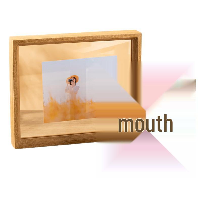 Modern Double-Sided Transparent Plant Specimen Photo Frame - European Style DIY Tabletop Display