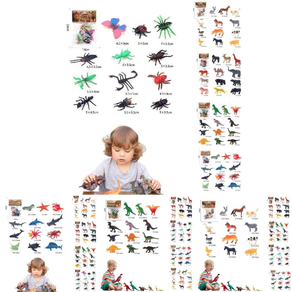 High-quality Pvc Dinosaur Toys Realistic Jurassic Creatures For Children