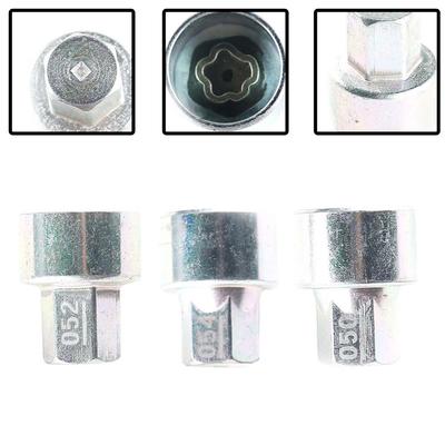 Tire Wheel Lock Anti-Theft Screw Lug Nut Bolt  #50/52/54 Removal Key Socket For BMW F20/F21 F30/F31 F01/F02/F04 F10/F11 F12/F13