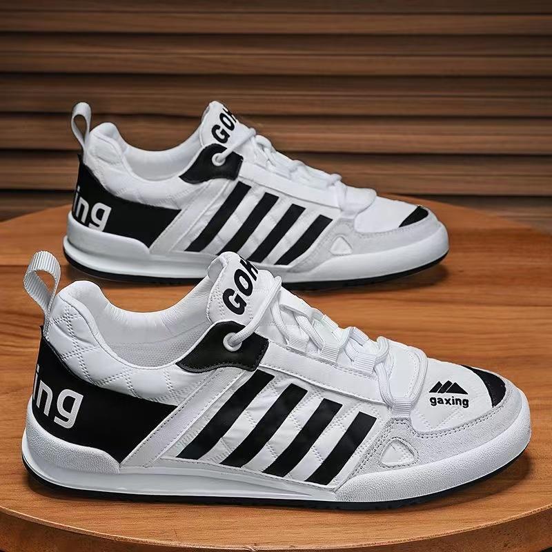 

Полосатый дизайн мужские и женские массивные кроссовки модные повседневные кожаные верхние тканевые увеличенные внутренние покрытия нижние туфли на платформе новые 44