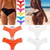 Luxurious Women Brazilian G-string Briefs With Elegant Ruffles For Beachwear
