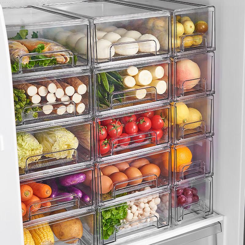 Refrigerator Drawer Food Storage Container Large