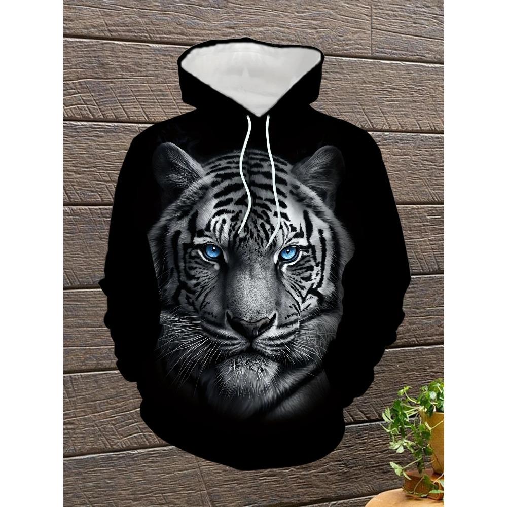 Animal Wolf graphic Men's Fashion 3D Print Outdoor Hoodie Streetwear Hoodies Hooded Front Pocket Designer Hoodie Sweatshirt