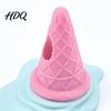 Novelty Gift for Students 3D Printed Melting Ice Cream Pen Holder Cone Desk Modern Ornament Stand Funny Desktop Organizer Decorative Figurine