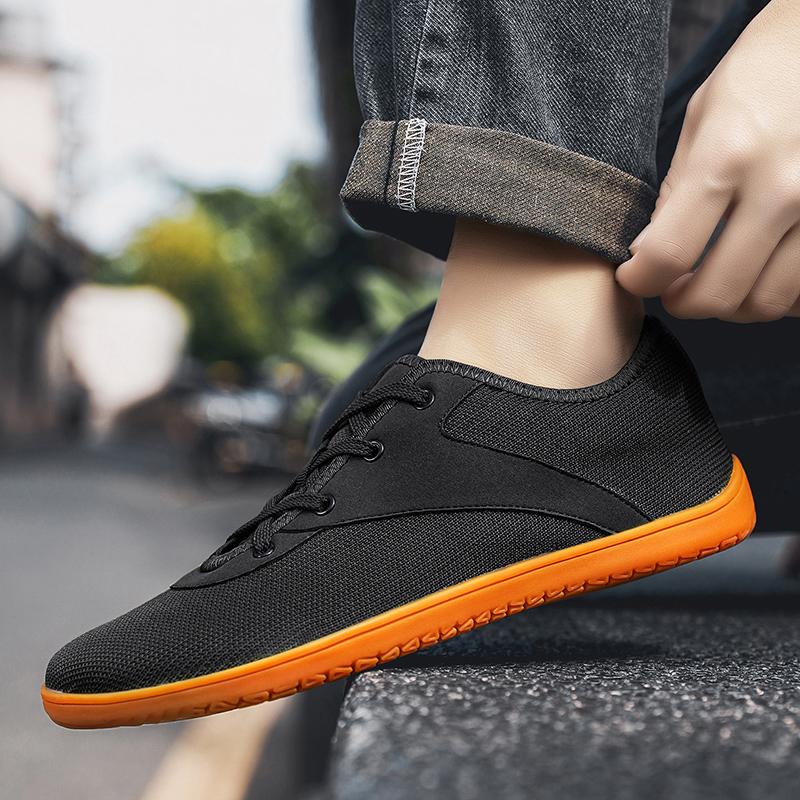 Mode Sommer Barfußschuhe Herren Minimalistisch Cross Training Walking Flache Sohle Weite Zehenbox Schuhe Lässige Mesh Sneaker Schuhe 36-47