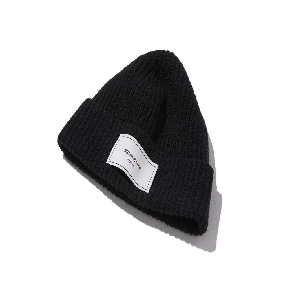 BRIAN BERRY Long Beanie_Black