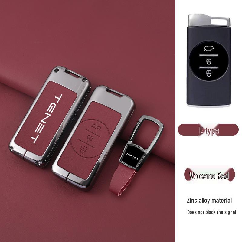 Tenet Tianneng T4/T7/T8/T9 Car Key Metal Protective Case with Hanging Buckle