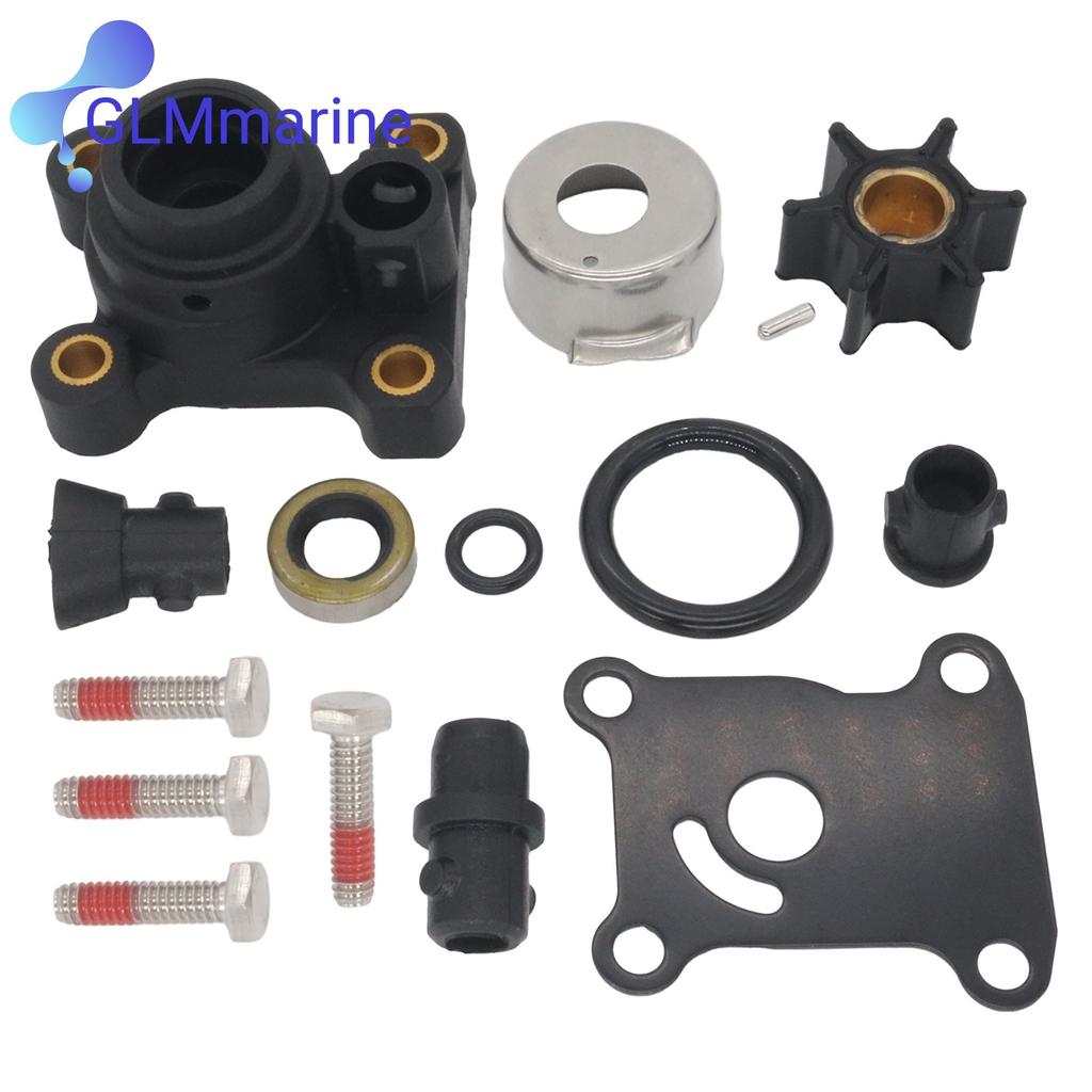 394711 Water Pump Repair Kit Fits for Johnson Evinrude Outboard 9.9HP 15HP 0394711 391698 Boat Motor Replace Sierra 18-3327