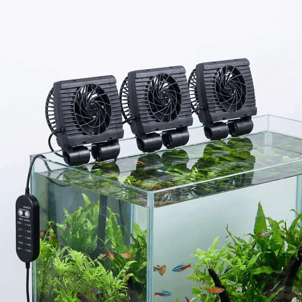Adjustable Wind Speed Fish Tank Cooling Fan Wall Mounted Aquarium External Fan Shrimp Tank