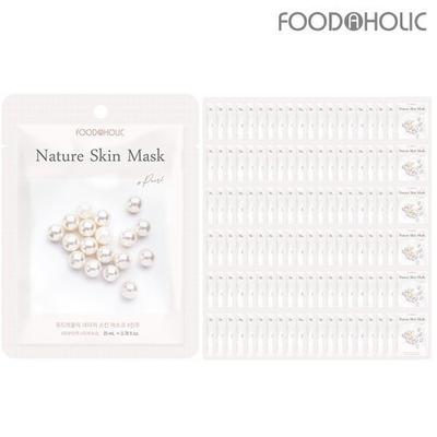 (100 Sheets) FoodaHolic Nature Skin Pearl Mask Pack_631373
