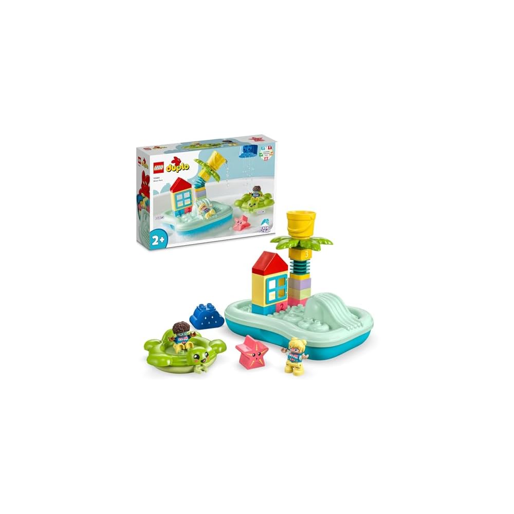 LEGO DUPLO Water Park Building Blocks Toy for Kids Ages 1.5 to 4 Years Educational Playset